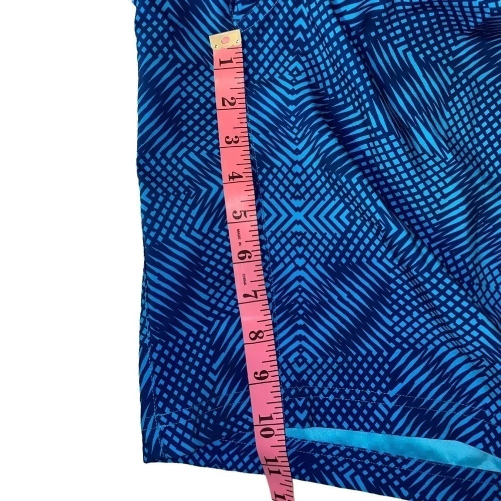 Men's Under Armour‎ Board Shorts Swim Trunks w/ Zip Pocket Loose Fit Blue Sz 30